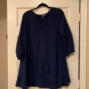 Midnight Blue midi Dress